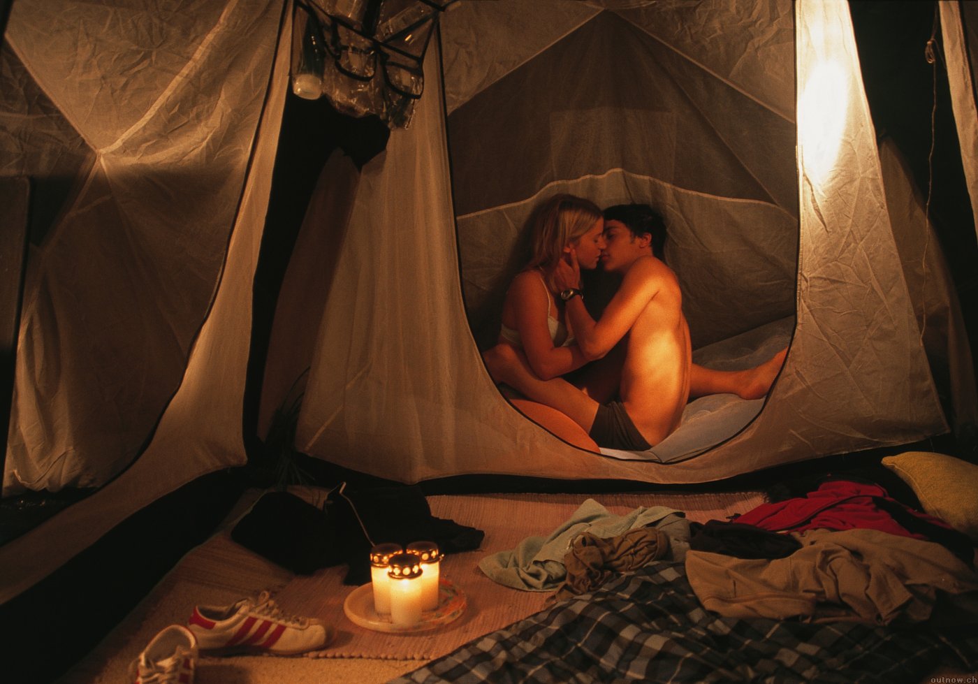 Секс В Палатке Зимой